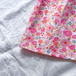 Váy Hoa Bé Gái Đầm Thiết Kế Cho Bé Gái Họa Tiết Hoa Hồng Vải Thô Cotton