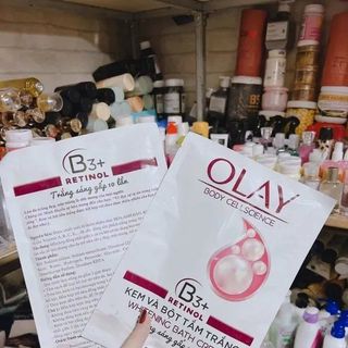 TẮM TRẮNG CẤP TỐC OLAY B3+ RETINOL - Kem và Bột Tắm Giúp làm trắng da bật tone rõ rệt sau lần đầu tiên sử dụng. giá sỉ