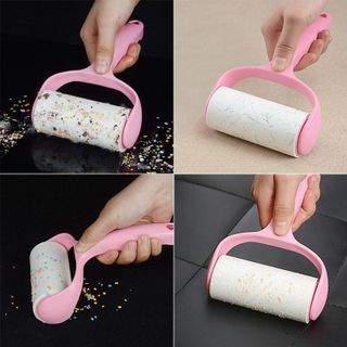 CÂY LĂN BỤI Mini Cầm Tay Làm Sạch Quần Áo, Ga Giường, Sofa, Lông Chó Mèo - Tặng Kèm 2 Lõi Thay Thế