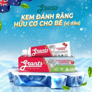 Kem đánh răng hữu cơ trẻ em nuốt an toàn- hàng nhập Úc đầy đủ giấy tờ
