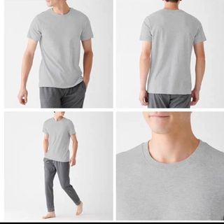 Muji 印良品 áo cộc tay Nam cơ sở
