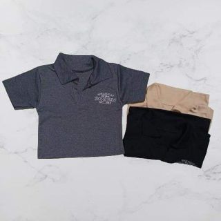 Áo thun nữ from crop top cổ trụ