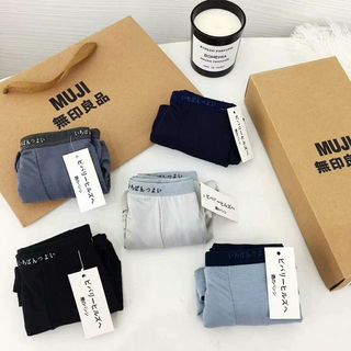 Muji🈚️印良品Quần sịp nam 1 hộp 5cái muji nhật xuất khẩu giá sỉ - giá bán buôn
