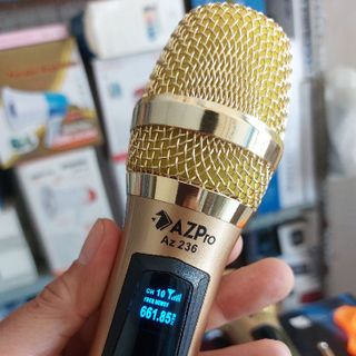 Bộ 2 Mic Karaoke Đa Năng Không Dây AZPro AZ-236 Giá sỉ