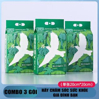 [DEEYEO] Khăn Mặt Khô Cao Cấp Đa Năng, Dùng Được Khô Và Ướt, Rửa Mặt, Tẩy Trang,