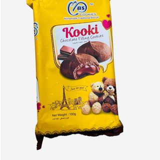 Bánh Quy Nhân Sô Cô La (Kooki Chocolate Filling Cookies) 100gr
