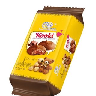 Bánh Quy Nhân Sô Cô La (Kooki Chocolate Filling Cookies) 100gr giá sỉ