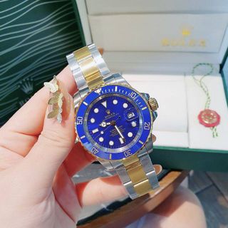 SALE ĐỒNG HỒ NAM CAO CẤP RÔ LE MÁY CƠ VIỀN XOAY DÂY THÉP 1