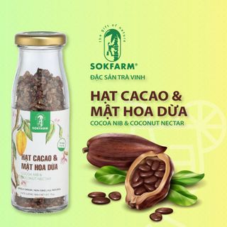 Sokfarm Hạt Cacao & Mật Hoa Dừa Đặc Sản Trà Vinh giá sỉ