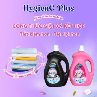 [RẺ NHẤT] Nước giặt xả HygienC Plus công nghệ Thái Lan - Can 2kg