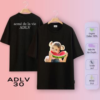 Áo Thun ADLV Các Mẫu Đang Hot Thị Trường - Vải Cotton 2 Chiều Dày Dặn Form OverSize