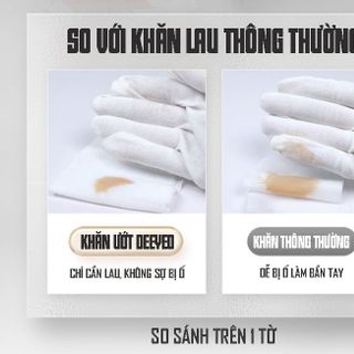 [DEEYEO] Khăn Giấy Ướt Baby Wipe Cao Cấp Đa Năng cho bé Gói 10 Miếng