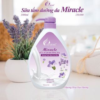 SỮA TẮM HƯƠNG NƯỚC HOA CHARME 1000ML (KÈM QUÀ TẶNG) - SILVER