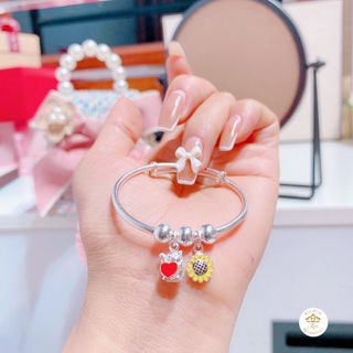 LẮC TAY HOA CỤC BẠC TA DÀNH CHO BÉ SƠN CHARM TĨNH ĐIỆN - THẮNG GIANG