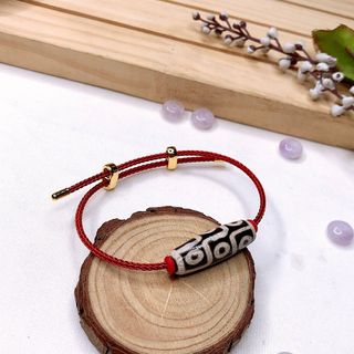VÒNG TAY DZI MÃ NÃO THIÊN NHIÊN DÂY CÁP - THẮNG GIANG