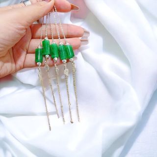 VÒNG TAY PHỐI LU THỐNG NGỌC CẨM THẠCH THIÊN NHIÊN - THẮNG GIANG
