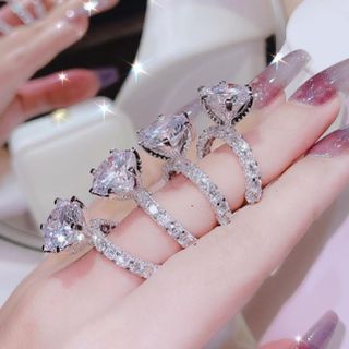 NHẪN BẠC Ý XI BẠCH KIM ĐÍNH KIM CƯƠNG MOISSANITE TẶNG KÈM KIỂM ĐỊNH QUỐC TẾ - THẮNG GIANG
