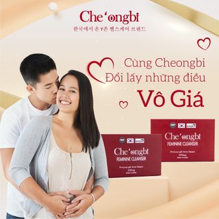 Cheongbi Feminine Cleanser - Viên Đặt Trẻ Hóa Tái Tạo Vùng Chữ Y Hàn Quốc