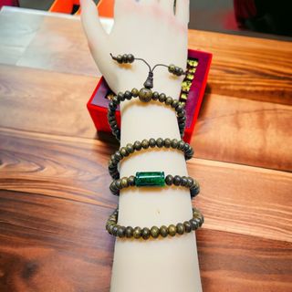 CHUỖI VÒNG TAY TRẦM HƯƠNG TỐC HẠT DẸT PHỐI LU THỐNG NGỌC CẨM THẠCH SƠN THỦY THIÊN NHIÊN - THẮNG GIANG
