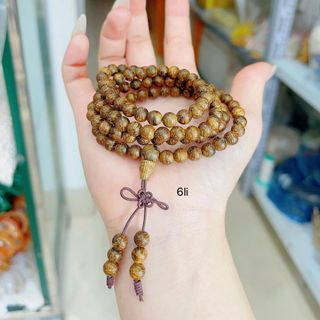 VÒNG TAY TRẦM HƯƠNG RỪNG INDO THIÊN NHIÊN 108 HẠT - THẮNG GIANG