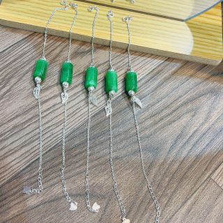 VÒNG TAY PHỐI LU THỐNG NGỌC CẨM THẠCH THIÊN NHIÊN - THẮNG GIANG