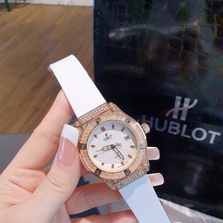 HOT SALE: ĐỒNG HỒ NỮ THỜI TRANG HUB ĐÁ VUÔNG 3