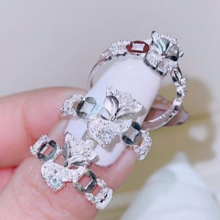 NHẪN HỒ LY BẠC TA CAO CẤP CÓ THẺ HÓA ĐƠN - THẮNG GIANG