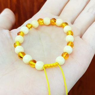 VÒNG TAY HỔ PHÁCH THIÊN NHIÊN PHỐI DÂU TẰM CHO BÉ - THẮNG GIANG