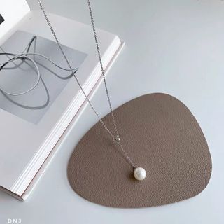 DÂY CHUYỀN BẠC Ý GẮN HẠT TRAI NHÂN TẠO CÓ THẺ HÓA ĐƠN - THẮNG GIANG