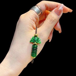 VÒNG TAY SEN NGŨ ĐIẾU NGỌC CẨM THẠCH SƠN THỦY THIÊN NHIÊN - THẮNG GIANG
