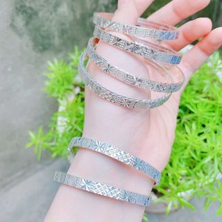 [ 1 CÁI ] VÒNG TAY PHAY BẠC TA CAO CẤP CÓ THẺ HÓA ĐƠN - THẮNG GIANG