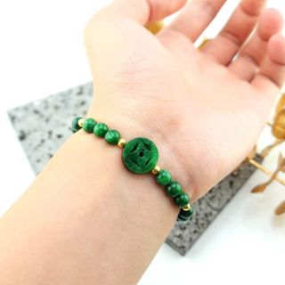 VÒNG TAY XU , NGÂN LƯỢNG NGỌC CẨM THẠCH SƠN THỦY THIÊN NHIÊN - THẮNG GIANG