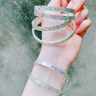 [ 1 CÁI ] VÒNG TAY PHAY BẠC TA CAO CẤP CÓ THẺ HÓA ĐƠN - THẮNG GIANG