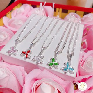 DÂY CHUYỀN MẶT HOA BẠC TA NGUYÊN CHẤT CHO BÉ - THẮNG GIANG
