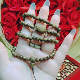 VÒNG TAY TRẦM HƯƠNG TỐC THIÊN NHIÊN PHỐI TÚI TIỀN - THẮNG GIANG