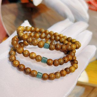 VÒNG TAY TRẦM HƯƠNG TỐC PHỐI LU THỐNG LAM NGỌC THIÊN NHIÊN - THẮNG GIANG