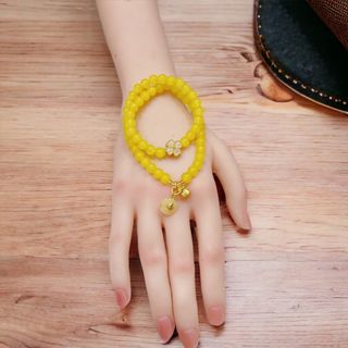 VÒNG TAY CHARM TĨNH ĐIỆN THẠCH ANH VÀNG - THẮNG GIANG