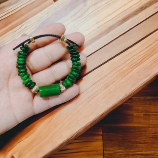 VÒNG TAY ĐIẾU LU THỐNG NGỌC CẨM THẠCH SƠN THỦY THIÊN NHIÊN - THẮNG GIANG