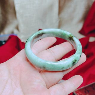 VÒNG TAY CẨM THẠCH BẢN HẸ THIÊN NHIÊN TRẮNG VÂN - THẮNG GIANG