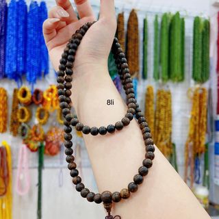 VÒNG TAY TRẦM RỪNG INDO THIÊN NHIÊN 8 LY - THẮNG GIANG