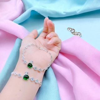 LẮC TAY HÌNH TÚI TIỀN ĐÍNH NGỌC BẠC TA CAO CẤP - THẮNG GIANG