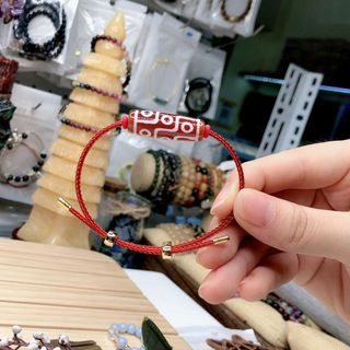 VÒNG TAY DZI MÃ NÃO THIÊN NHIÊN DÂY CÁP - THẮNG GIANG