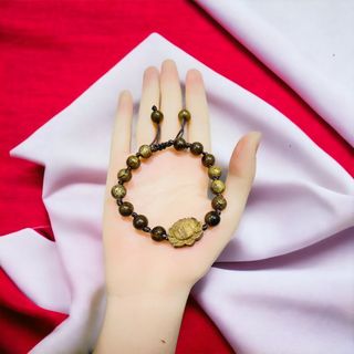 VÒNG TAY SEN TRẦM HƯƠNG TỐC THIÊN NHIÊN THẮT DÂY - THẮNG GIANG