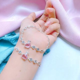 LẮC TAY HÌNH TÚI TIỀN ĐÍNH NGỌC BẠC TA CAO CẤP - THẮNG GIANG