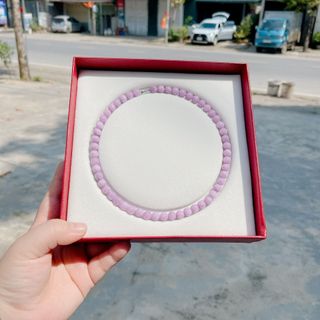 CHUỖI VÒNG CỔ THẠCH ANH TÍM 8 LY - THẮNG GIANG