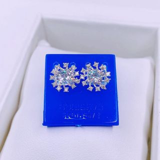 BÔNG TAI HOA BẠC TA ĐÍNH ĐÁ CÓ THẺ HÓA ĐƠN - THẮNG GIANG