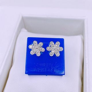 BÔNG TAI HOA BẠC TA ĐÍNH ĐÁ CÓ THẺ HÓA ĐƠN - THẮNG GIANG
