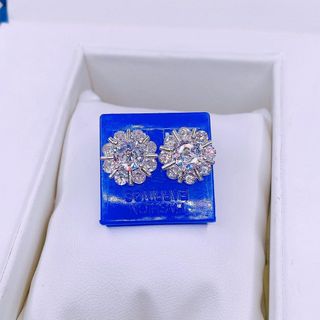 BÔNG TAI HOA BẠC TA ĐÍNH ĐÁ CÓ THẺ HÓA ĐƠN - THẮNG GIANG