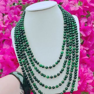 CHUỖI VÒNG CỔ NGỌC CẨM THẠCH HẦU DÂNG NĂM TẦNG - THẮNG GIANG