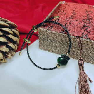 VÒNG TAY TÚI TIỀN NGỌC CẨM THẠCH SƠN THỦY THIÊN NHIÊN - THẮNG GIANG